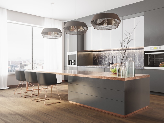 Modern Grand Kitchen - NKBA